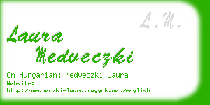 laura medveczki business card